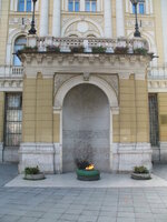 Bosnia Herzegovina-Sarajevo ''centrum-eeuwige vlam''.JPG