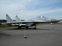 Duitsland-Berlin ''Gatow-Luftwaffenmuseum-Mig 29''.JPG