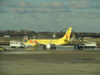 Duitsland-Düsseldorf ''Flughafen-Enteisung''.JPG