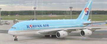 Duitsland-Frankfurt ''Flughafen-Korean Air Airbus A380'' (1).jpg