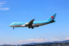 Duitsland-Frankfurt ''Flughafen-Korean Air Cargo Boeing 747'' (4).JPG