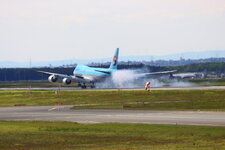 Duitsland-Frankfurt ''Flughafen-Korean Air Cargo Boeing 747'' (6).JPG