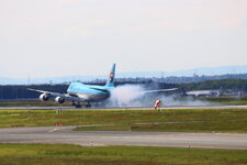 Duitsland-Frankfurt ''Flughafen-Korean Air Cargo Boeing 747'' (7).JPG