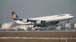 Duitsland-Frankfurt ''Flughafen-Lufthansa Airbus A340-600'' (2).jpg