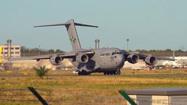 Duitsland-Frankfurt ''Flughafen-US Airforce C17 Globemaster'' (4).jpg