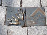 Duitsland-Hamburg ''AOL Arena-Walk of Fame Uli Stein''.JPG