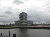Duitsland-Hamburg ''Hafen Hafencity Marco Polo Tower''.JPG