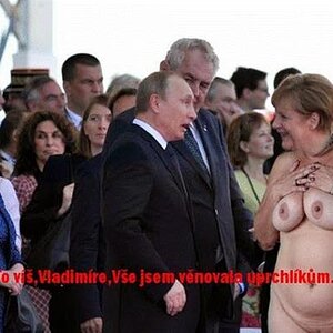 Putin Merkel