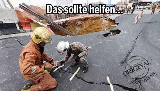 Behelfsreparatur