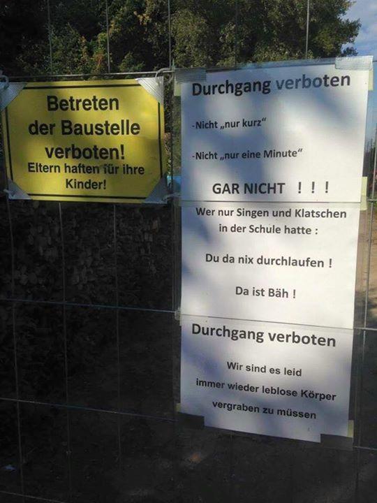 Betretenverboten