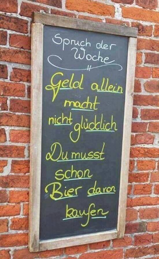 Geld alleine macht nicht Glücklich