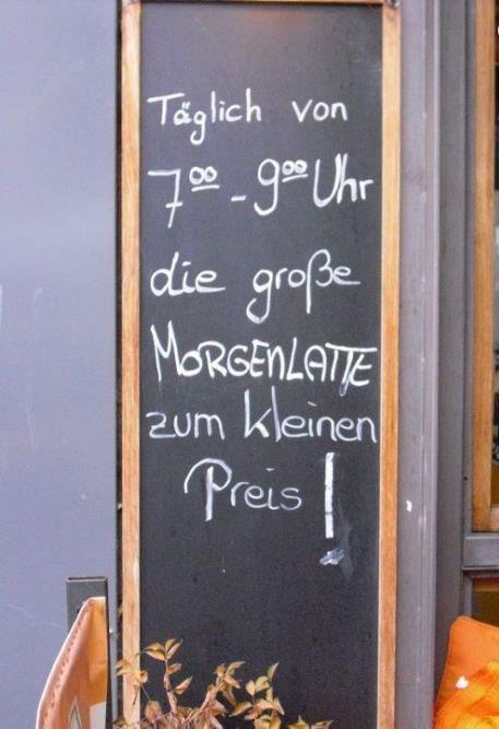 Morgenlatte