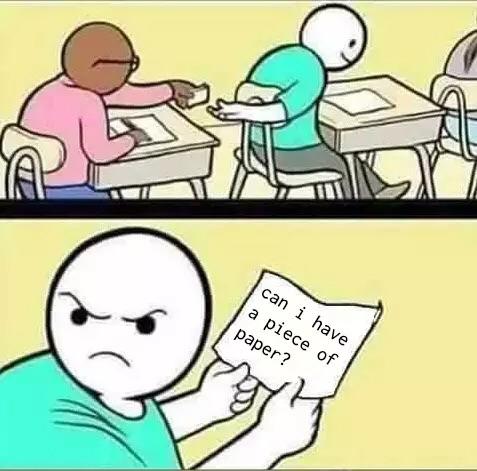 Papier Bitte