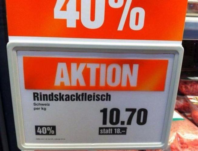 Rindskackfleisch