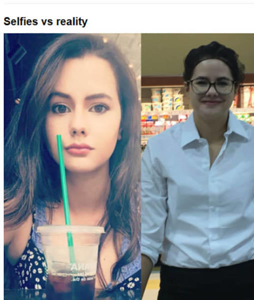 Selifiesvsreality
