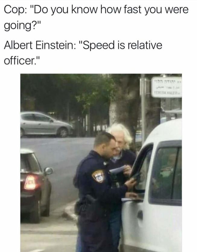 Speedisrelativ, Officer