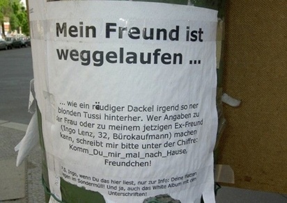 Weggelaufen